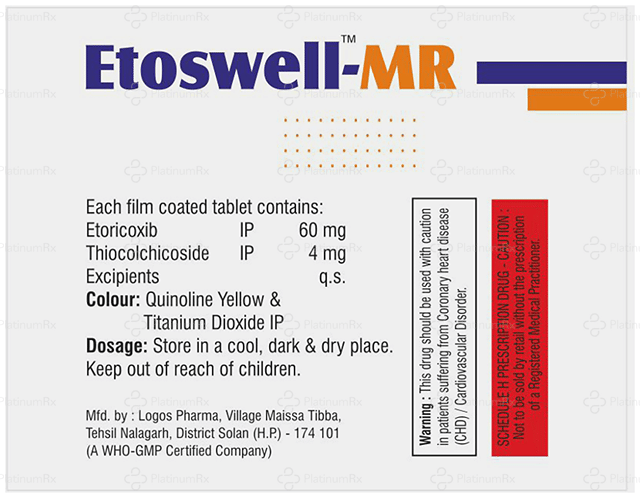 Etoswell MR 60/4mg Tablet 10s