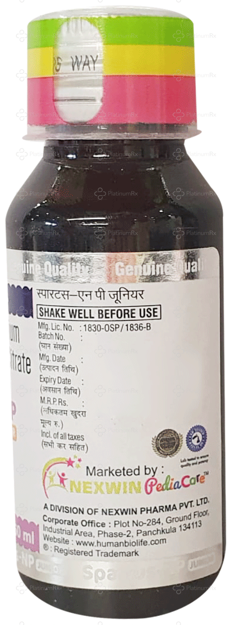 Spartus NP Junior Black Currant Oral Suspension 60ml