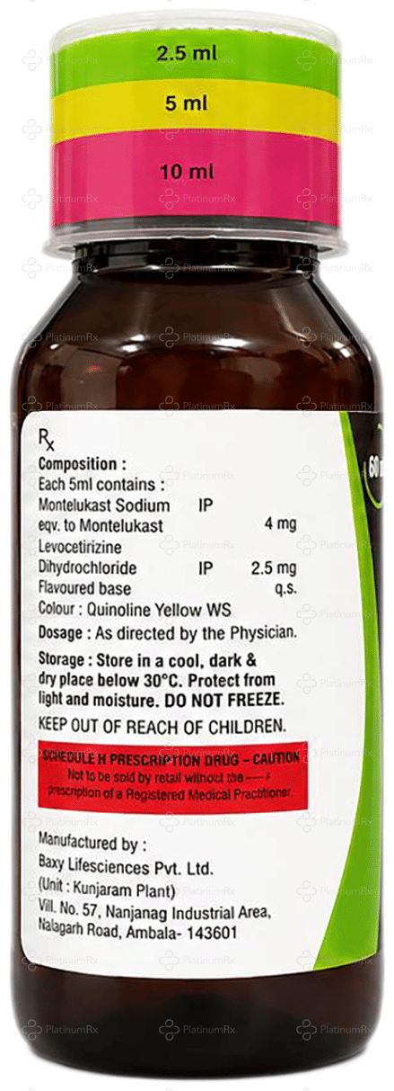 Mekast 2.5/4mg Syrup 60ml