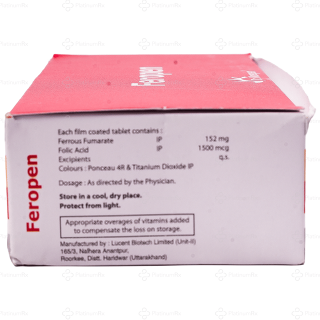 Feropen 152mg/1500mcg Tablet 10s