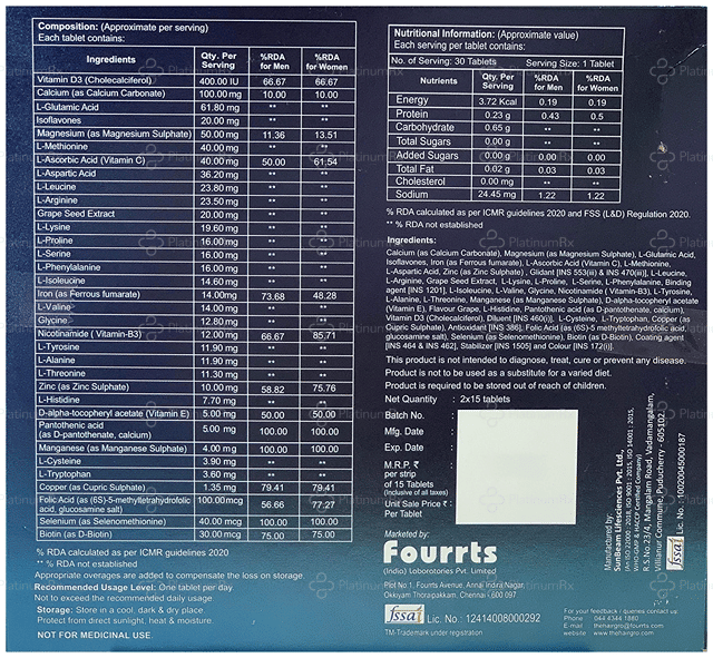 Hairgro Plus Tablet 15s