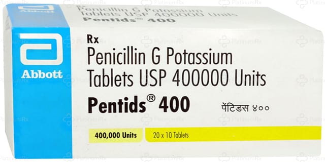 Pentids 400000IU Tablet 10s