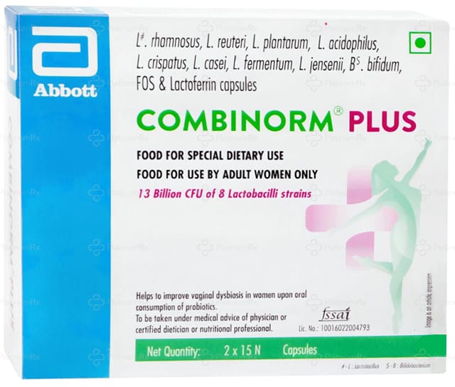 Combinorm Plus 100mg Capsule 15s