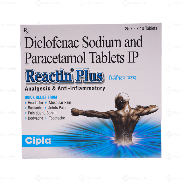 Reactin Plus 50/325mg Tablet 10s (W)