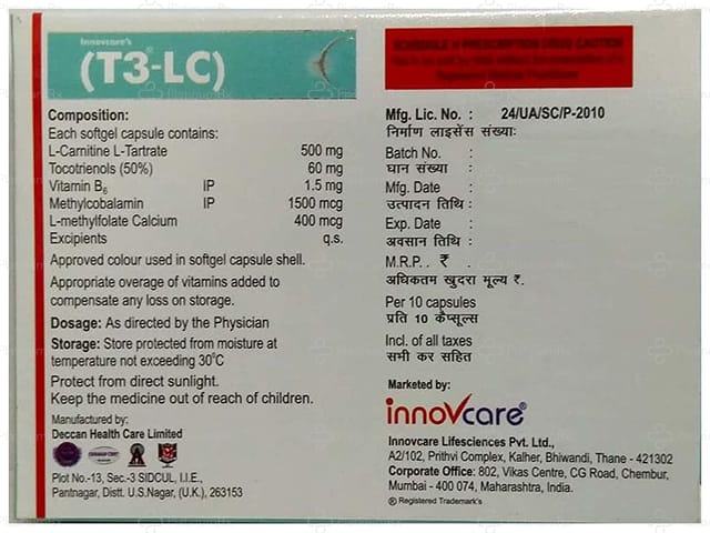 T3 LC Soft Gelatin Capsule 10s