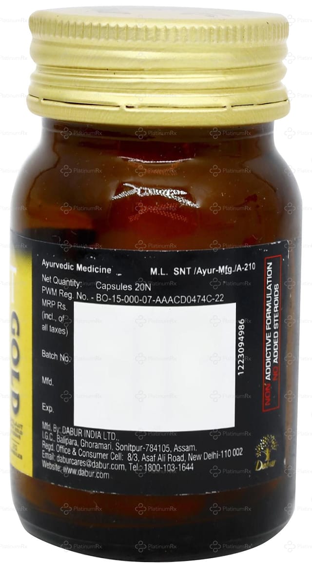 Dabur Shilajit Gold Capsule for Men 20s