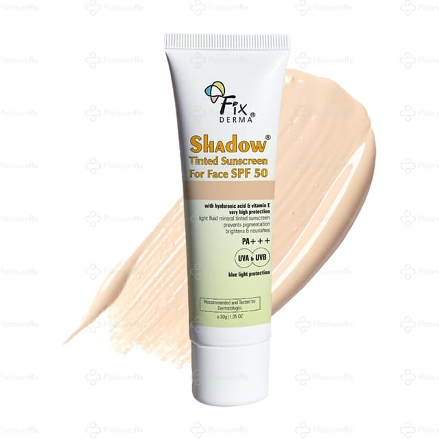 Fix Derma Shadow SPF 50+ Tinted Sunscreen Gel 30gm