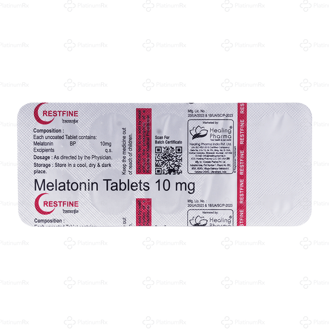 Restfine 10mg Tablet 10s