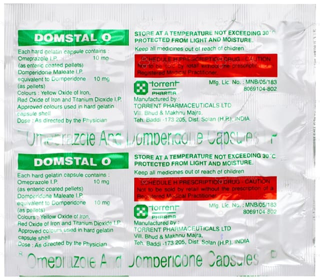 Domstal O 20mg Capsule 15s