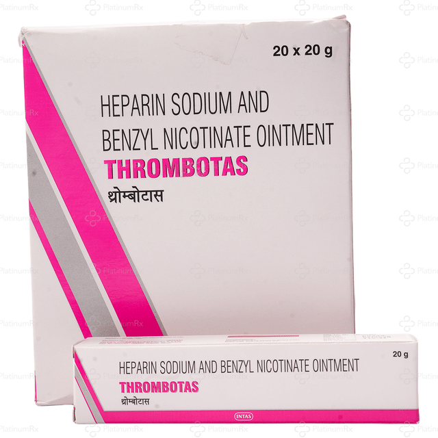 Thrombotas 2mg/50IU Ointment 20gm