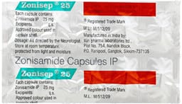 Zonisep 25mg Capsule 10s