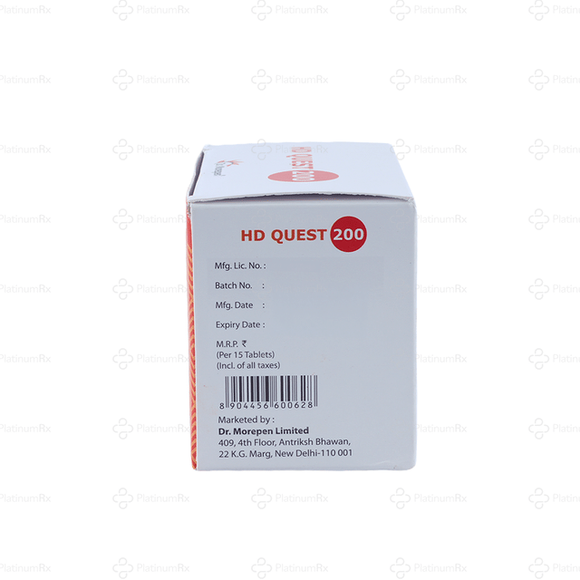 HD Quest 200mg Tablet 15s