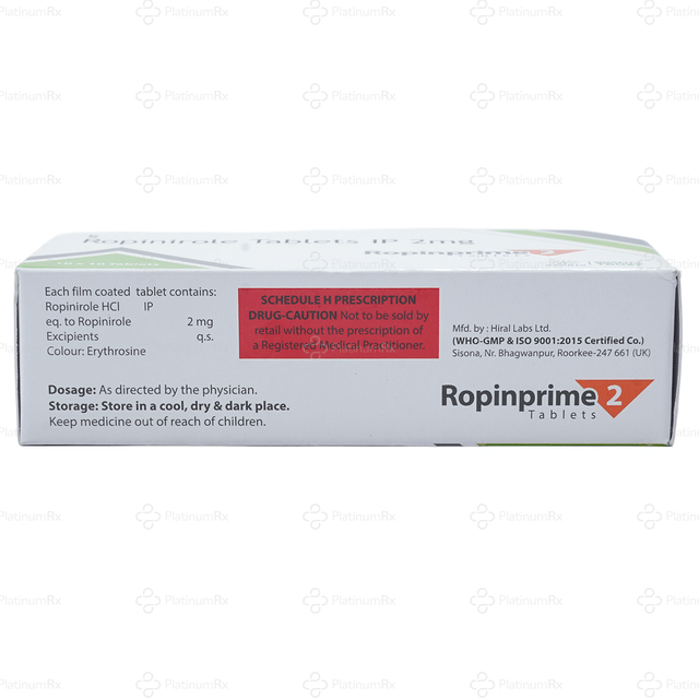 Ropinprime 2mg Tablet 10s