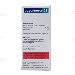 Lesumore 25mg Tablet 10s