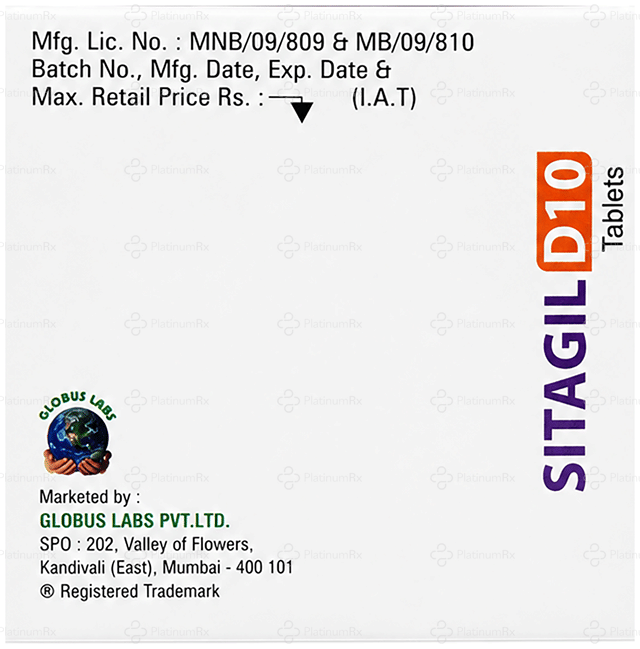 Sitagil D 10/100mg Tablet 10s