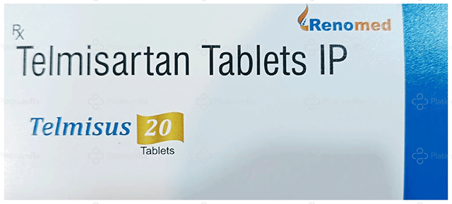 Telmisus 20mg Tablet 15s