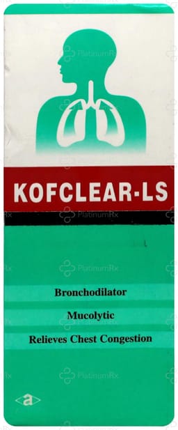 Kofclear LS 30/50/1mg Cough Syrup 100ml