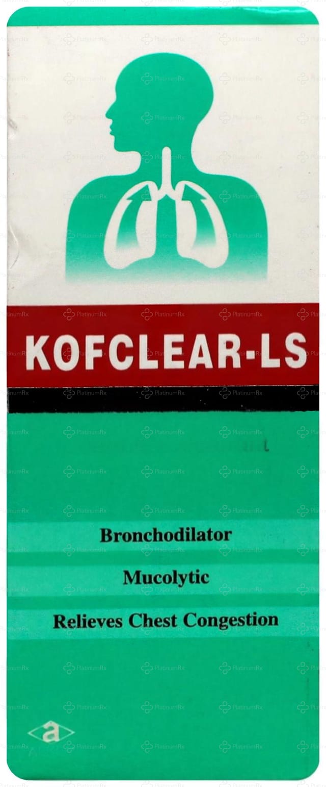 Kofclear LS 30/50/1mg Cough Syrup 100ml