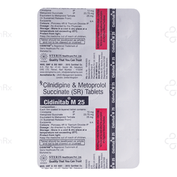 Cidinitab M 25/10mg Tablet SR 15s