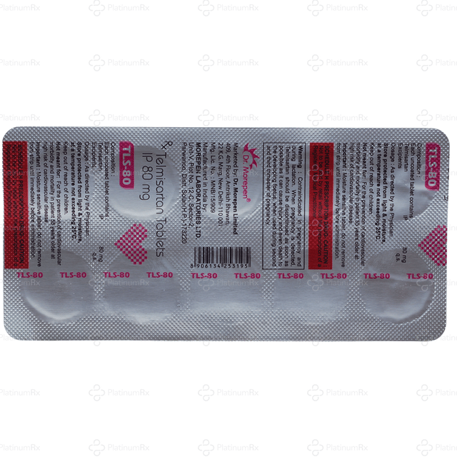 TLS 80mg Tablet 10s