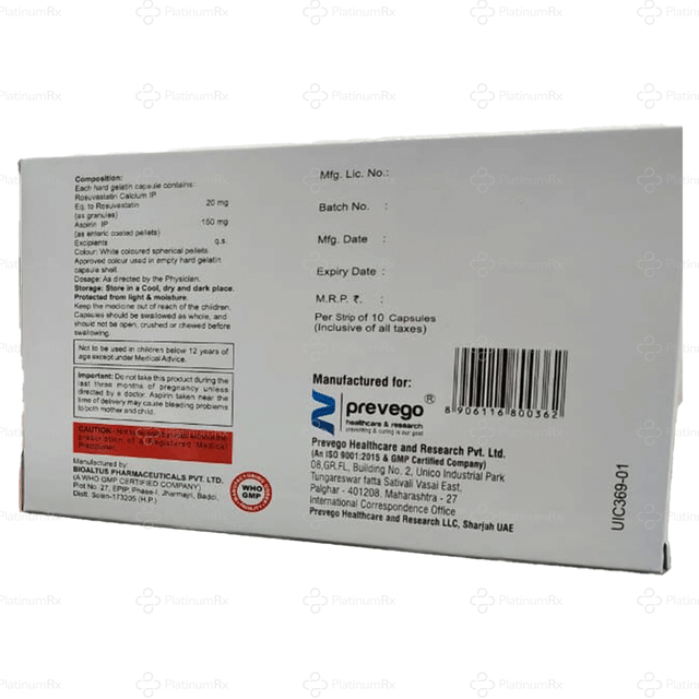 Rovasday AP 20/150mg Capsule 10s