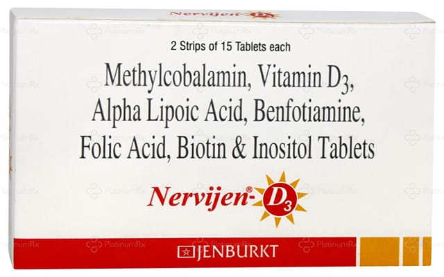 Nervijen D3 1500/100mcg Tablet 15s
