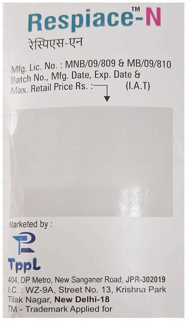 Respiace N 100/600mg Tablet 10s