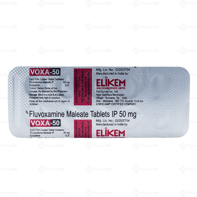 Voxa 50mg Tablet 10s