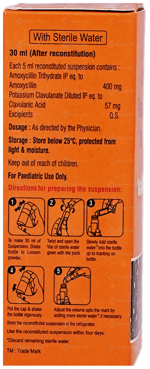Valuclav Forte 400/57mg Oral Suspension 30ml