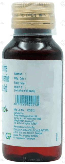 Sudin Kid Plus Syrup 60ml
