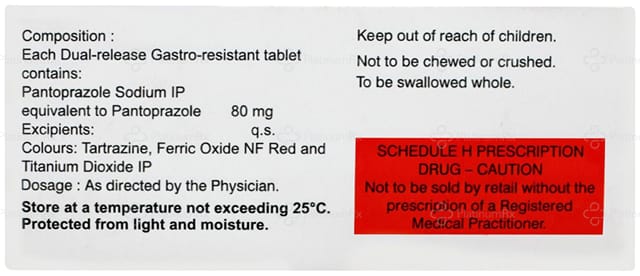 Pantop 80mg Tablet DR 10s