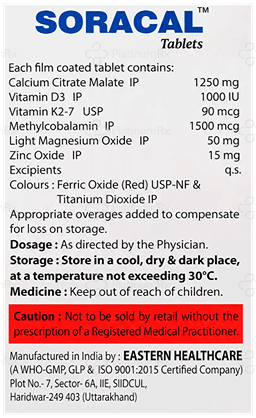 Soracal Tablet 10s