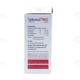 Telkonol Trio 40mg/10mg/12.5mg Tablet