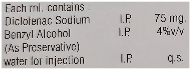 Dicofix AQ 75mg Injection 1ml