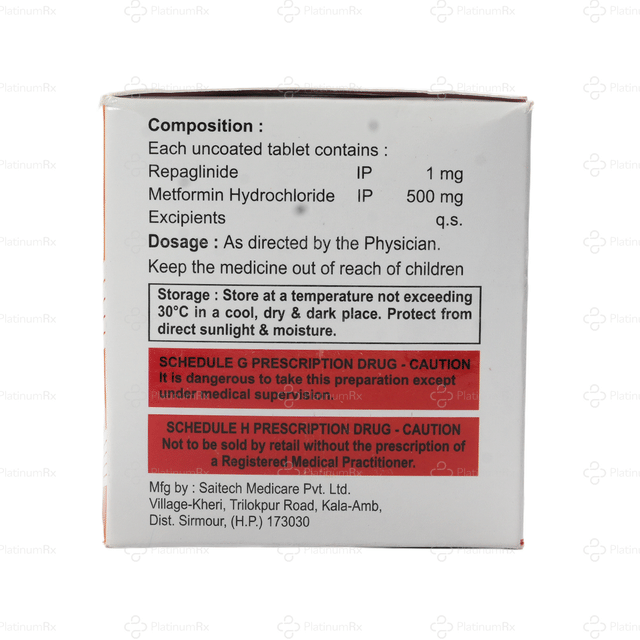 Repamade M 1/500mg Tablet 10s