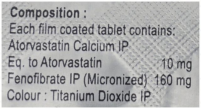 ATOReco F 10/160mg Tablet 15s