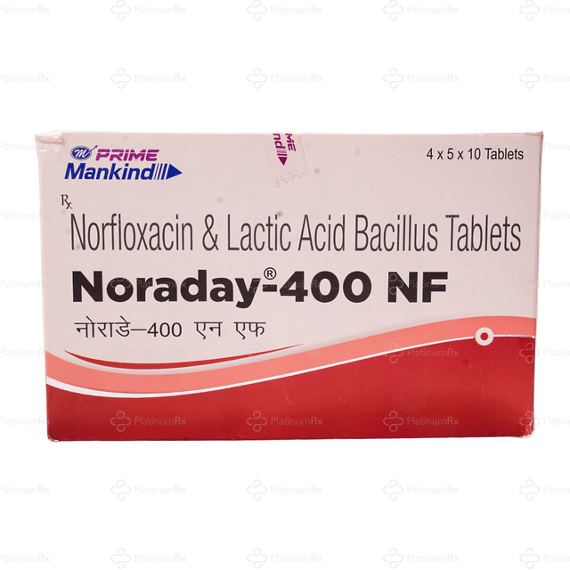 Noraday 120M/400mg NF Tablet 10s