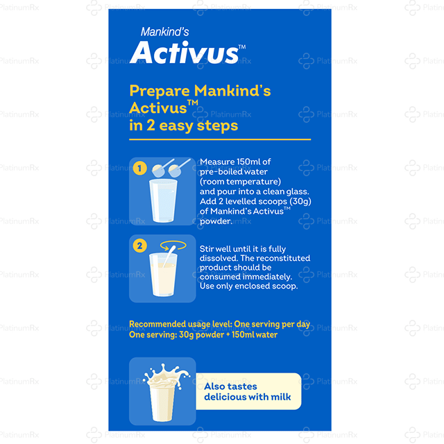 Activus Vanilla Flavour Protein Supplements Powder 400gm