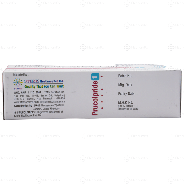 Prucolpride 1mg Tablet 10s