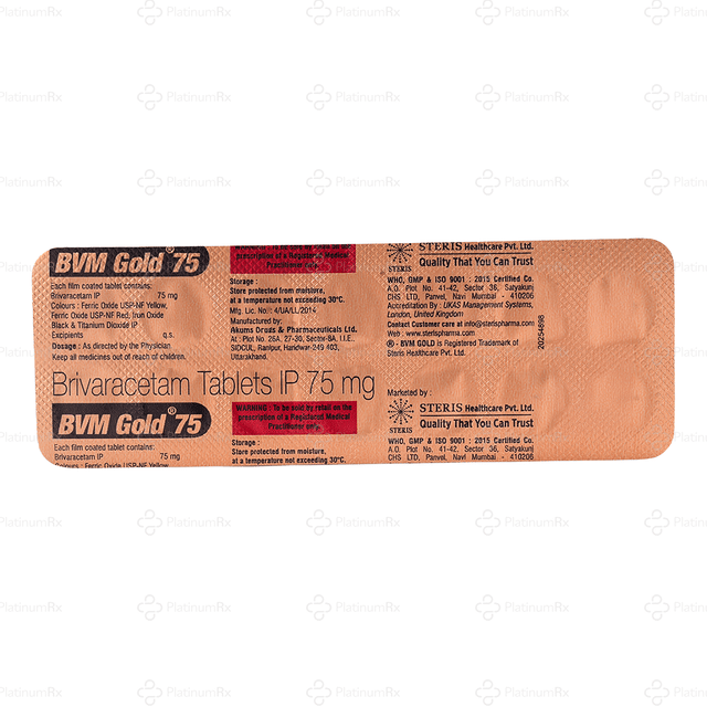 BVM Gold 75mg Tablet 14s