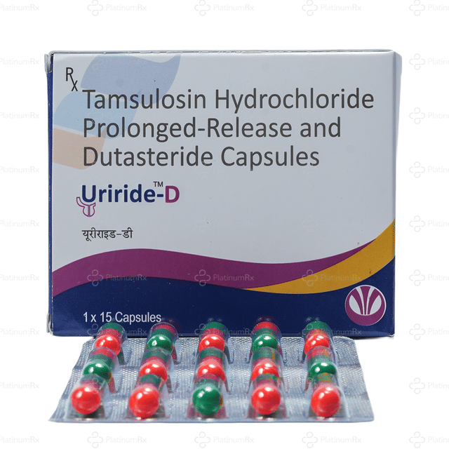 Uriride D 0.5/0.4mg Capsule PR 15s