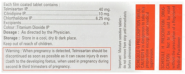 Teligear Trio 6.25/10/40mg Tablet 10s