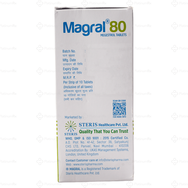 Magral 80mg Tablet 10s
