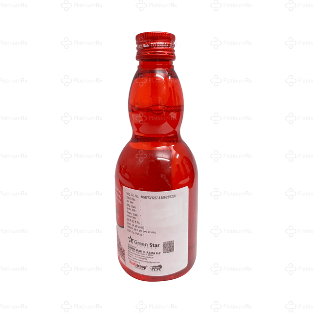 Green Star Hungry 2/275mg Strawberry Syrup 200ml