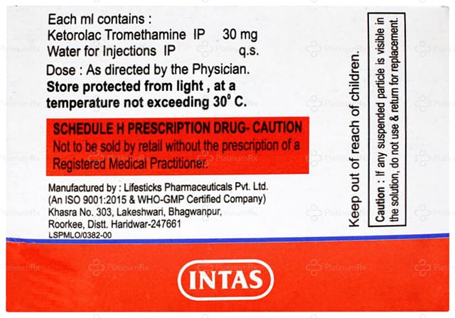 Kelac 30mg Injection 1ml