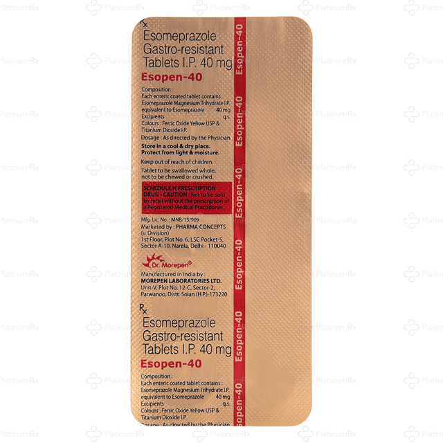 Esopen 40mg Tablet 10s