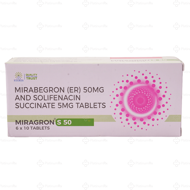 Miragron S 50/5mg Tablet ER 10s