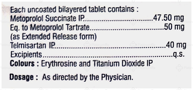 Yutel Beta 47.5/40mg Tablet ER 15s