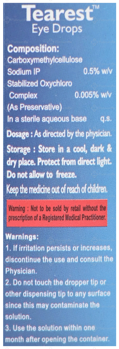 Tearest 0.5% Eye Drop 10ml