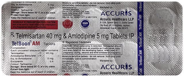 TelBoon AM 5/40mg Tablet 10s